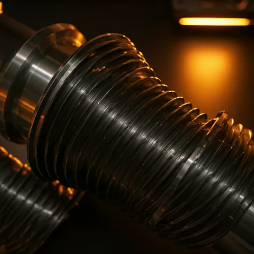 Precision threaded PAI component under machining inspection