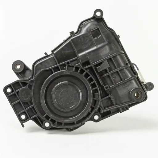 Black POM precision automotive structural component