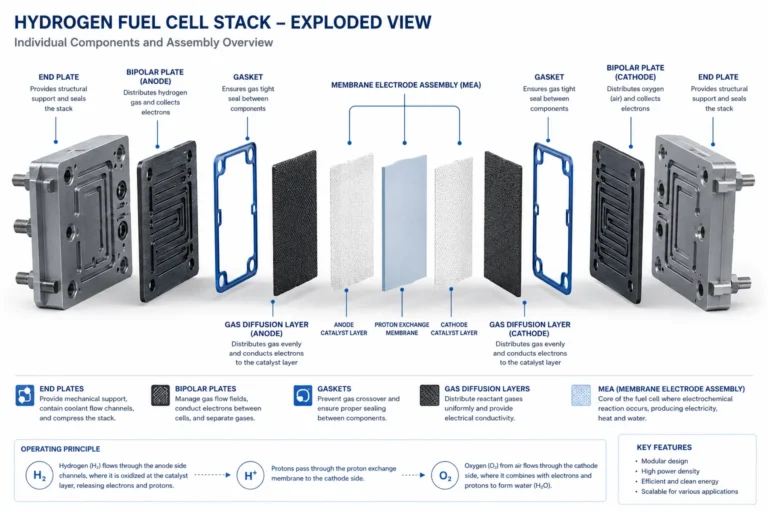 hydrogen fuel cell stack