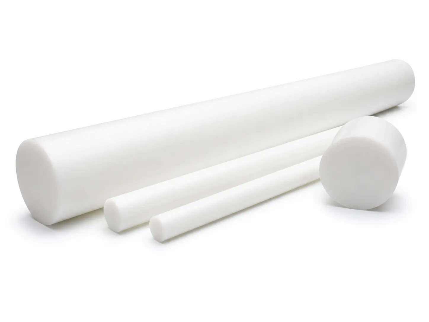 Engineering plastic solid rods in multiple diameters for CNC machining renewable energy components