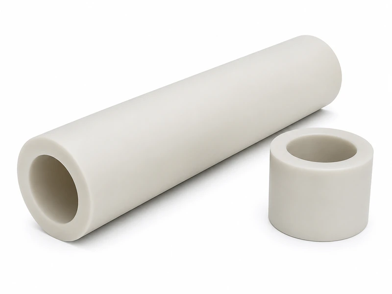 stock-shapes-engineering plastic rods sheets tubes Representative engineering plastic hollow tube stock for machining